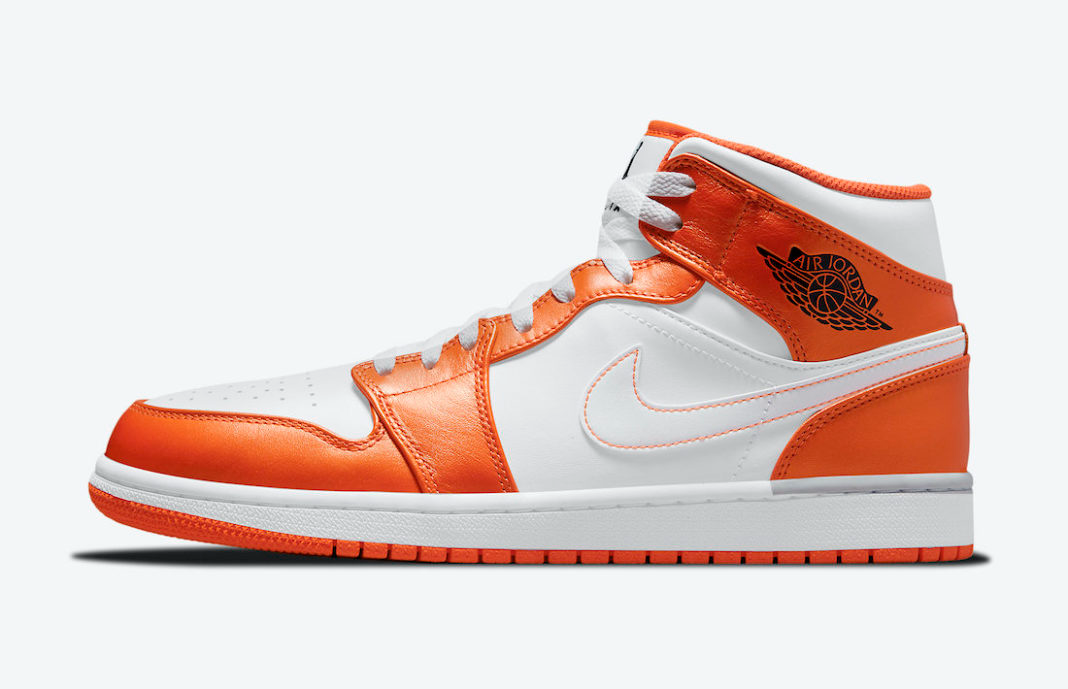 Giày Nike Air Jordan 1 Mid SE 'Electro Orange' DM3531-800 - Ảnh 5