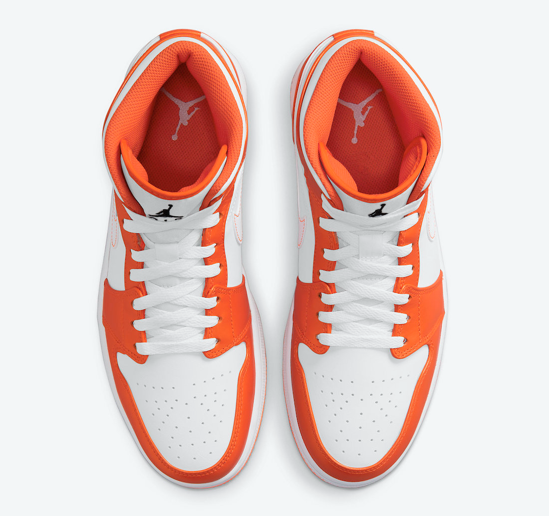 Giày Nike Air Jordan 1 Mid SE 'Electro Orange' DM3531-800 - Ảnh 9