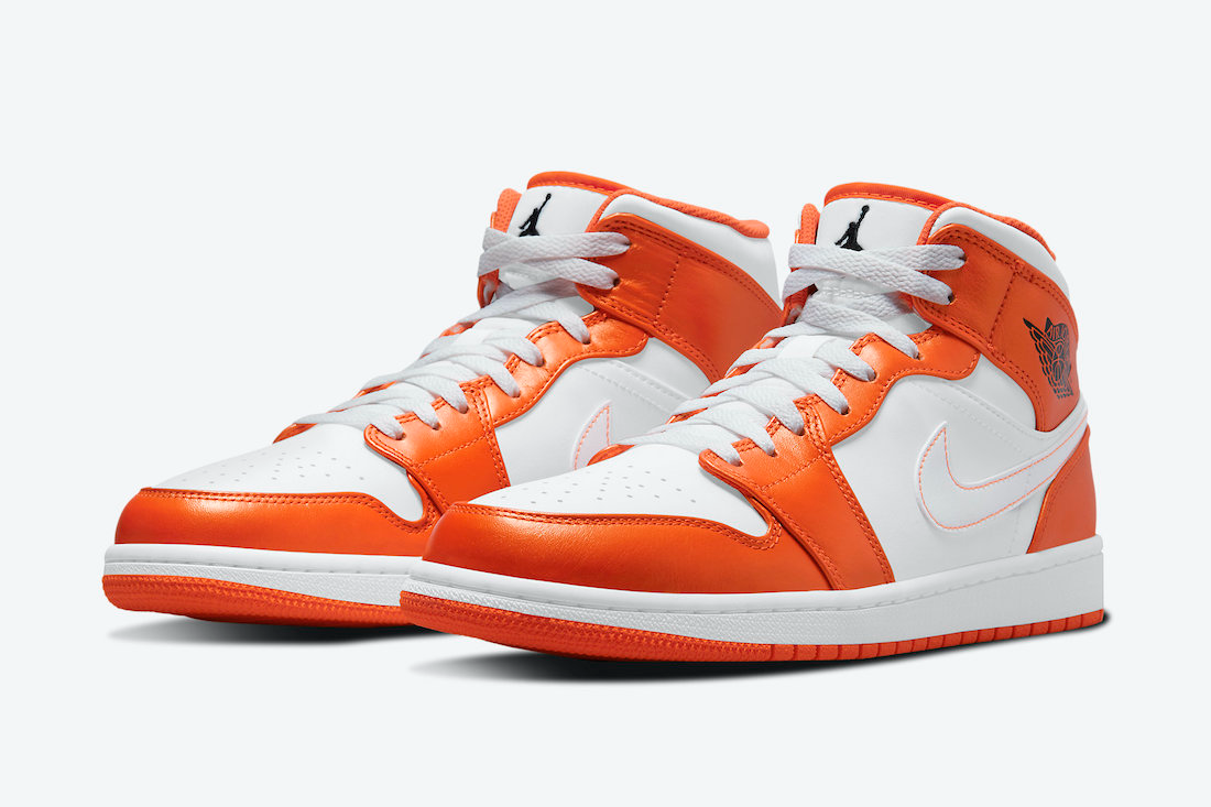Giày Nike Air Jordan 1 Mid SE 'Electro Orange' DM3531-800 - Ảnh 6