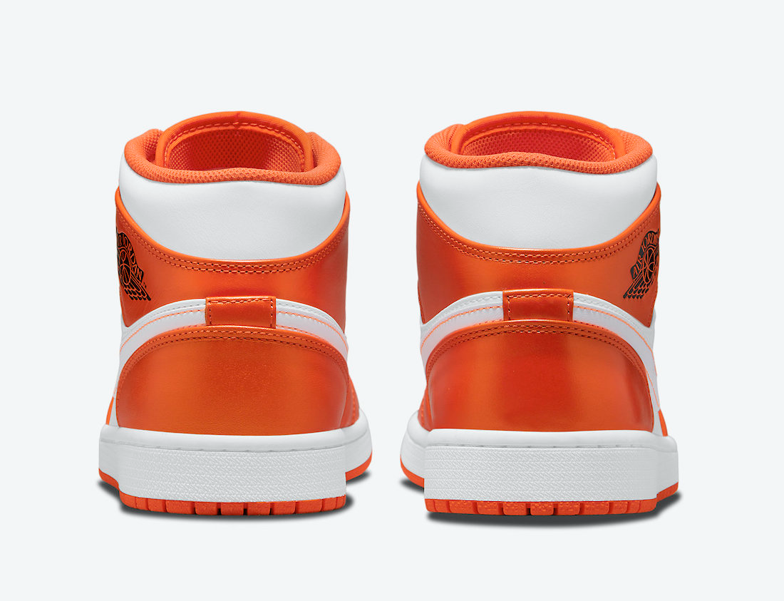 Giày Nike Air Jordan 1 Mid SE 'Electro Orange' DM3531-800 - Ảnh 8