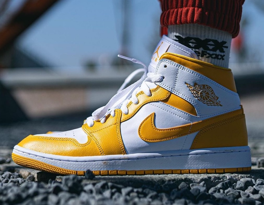 Giày Nike Air Jordan 1 Mid 'Pollen' BQ6472-117 - Ảnh 3