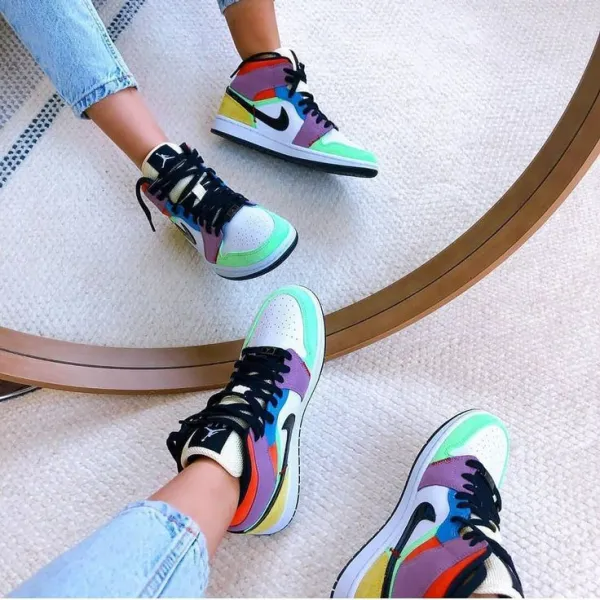 Giày Nike Air Jordan 1 Mid SE 'Lightbulb' CW1140-100 - Ảnh 5