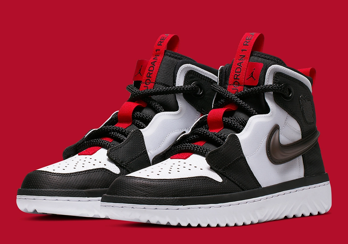 Giày Nike Air Jordan 1 React High 'Black White' AR5321-016 - Ảnh 7