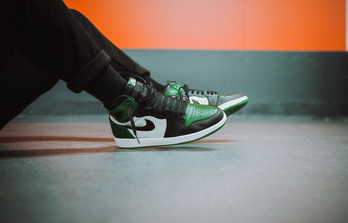 Giày Nike Air Jordan 1 Retro High OG 'Pine Green' 555088-302 - Ảnh 2