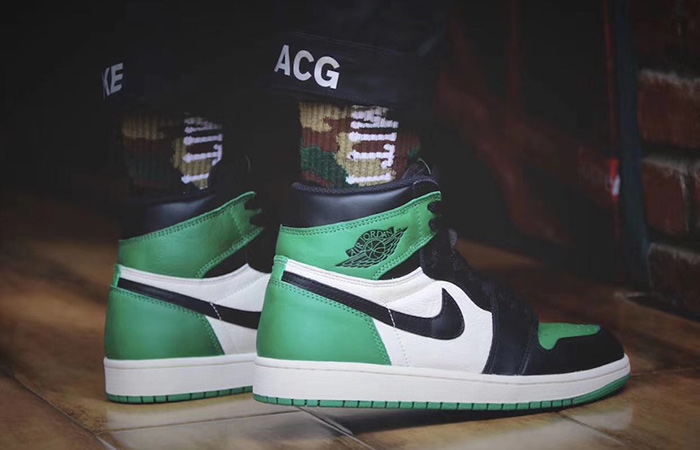 Giày Nike Air Jordan 1 Retro High OG 'Pine Green' 555088-302 - Ảnh 7