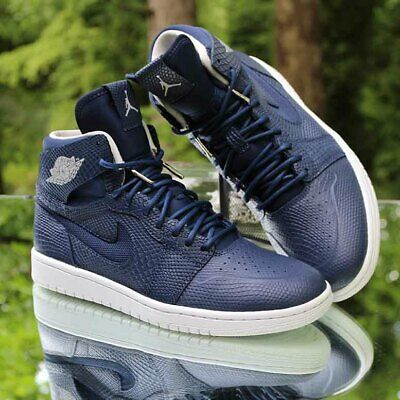 Giày Nike Air Jordan 1 High Nouveau 'Navy Snake' 819176-407 - Ảnh 4