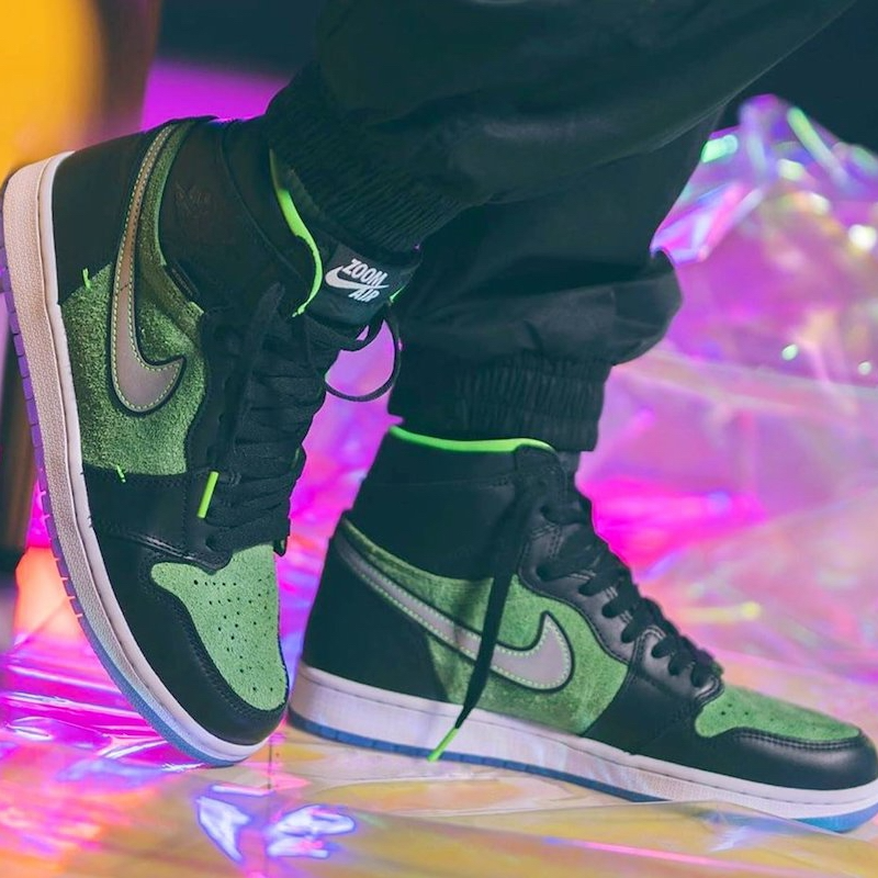 Giày Nike Air Jordan 1 High Zoom 'Zen Green' CK6637-002 - Ảnh 2