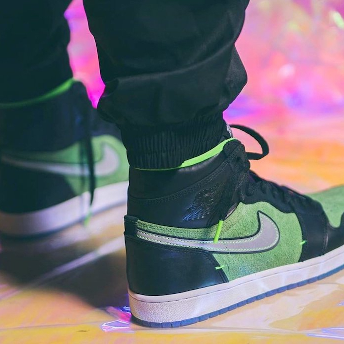 Giày Nike Air Jordan 1 High Zoom 'Zen Green' CK6637-002 - Ảnh 4