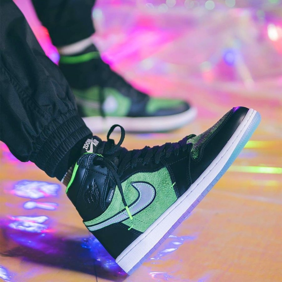 Giày Nike Air Jordan 1 High Zoom 'Zen Green' CK6637-002 - Ảnh 3