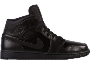 Giày Nike Air Jordan 1 Retro Mid 'Black' 554724-030
