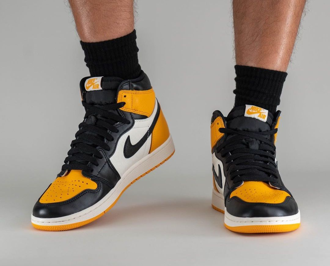 Giày Nike Air Jordan 1 Retro High OG GS 'Taxi' 575441-711 - Ảnh 3