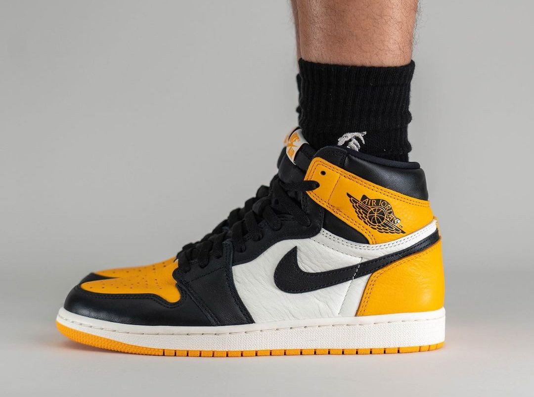 Giày Nike Air Jordan 1 Retro High OG GS 'Taxi' 575441-711 - Ảnh 5