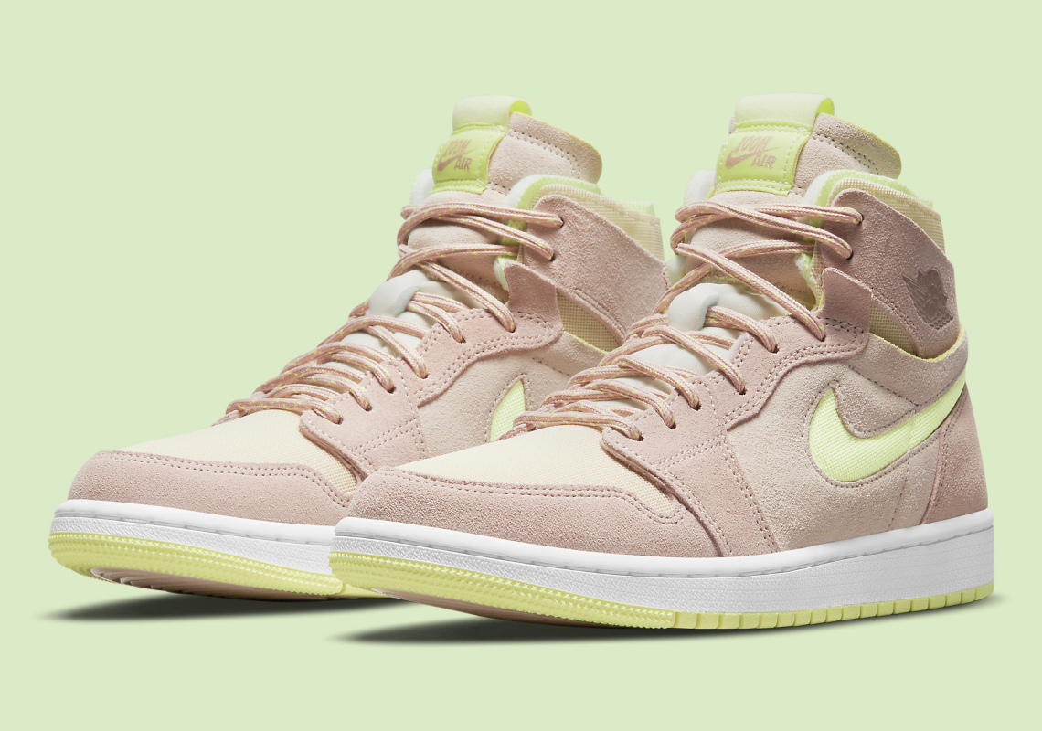 Giày Wmns Air Jordan 1 High Zoom Comfort 'Lemon Twist' CT0979-200 - Ảnh 5
