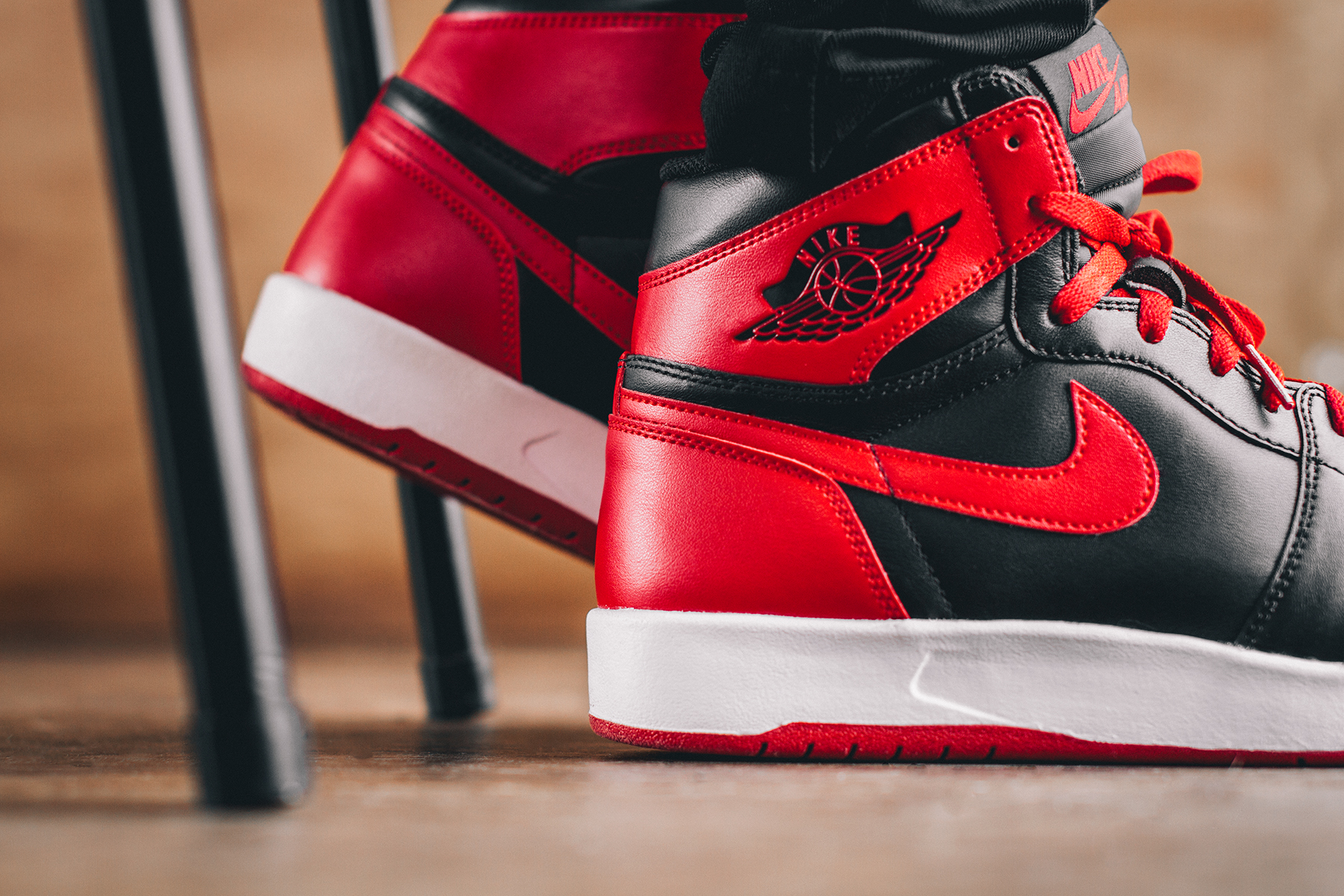 Giày Nike Air Jordan 1.5 Retro Bred 768862-001 - Ảnh 5