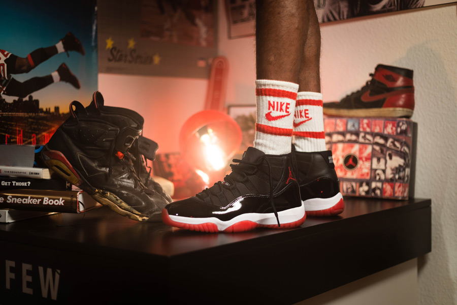 Giày Nike Air Jordan 11 Retro 'Bred' 2019 378037-061 - Ảnh 8