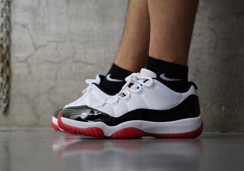 Giày Nike Air Jordan 11 Retro Low PS 'Concord Bred' 505835-160 - Ảnh 2