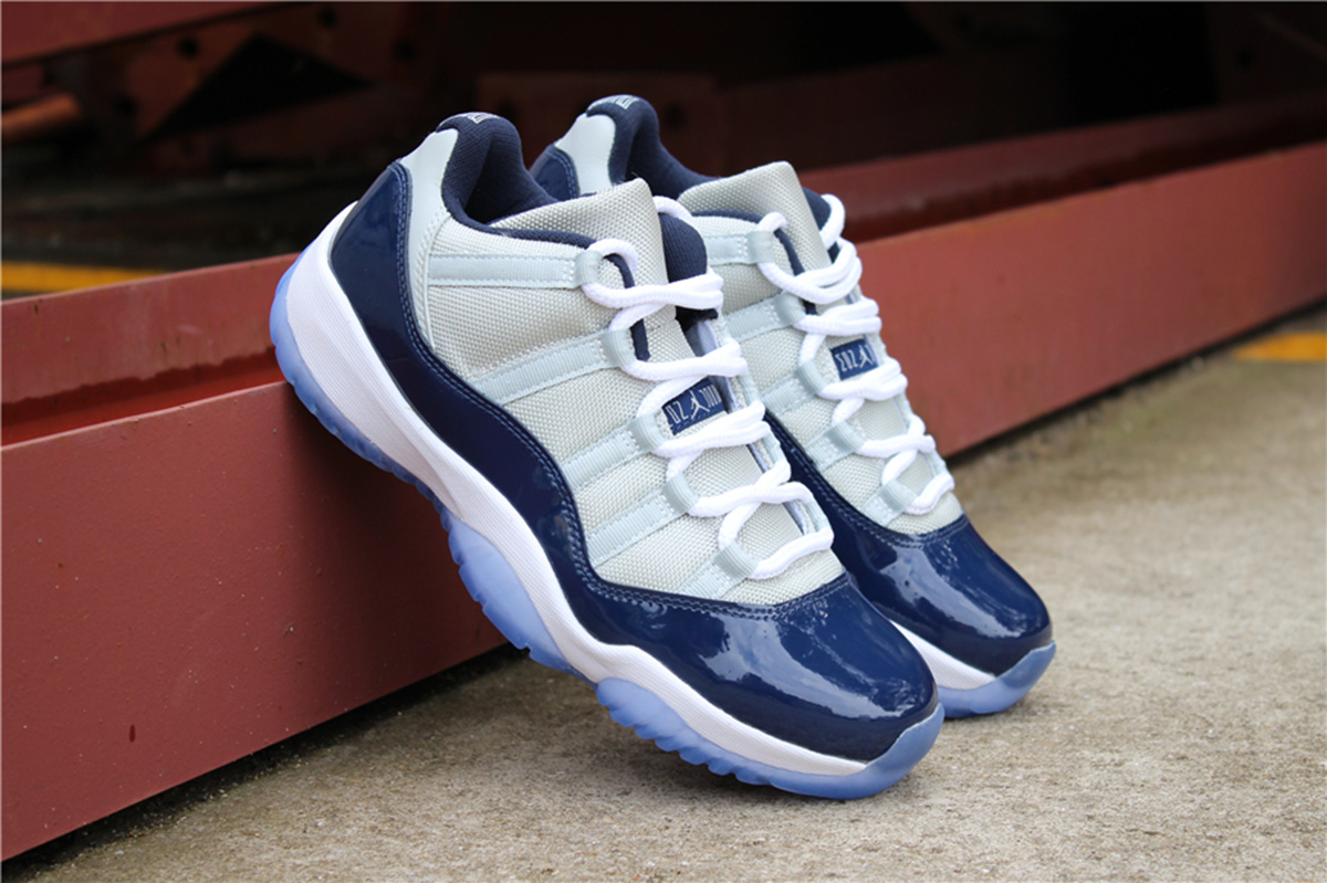 Giày Nike Air Jordan 11 Retro Low 'Georgetown' 528895-007 - Ảnh 5