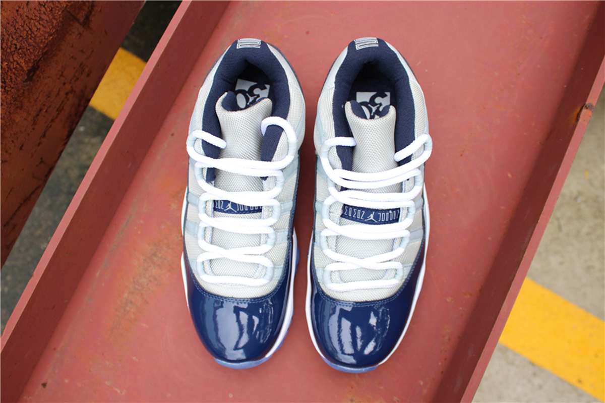 Giày Nike Air Jordan 11 Retro Low 'Georgetown' 528895-007 - Ảnh 4