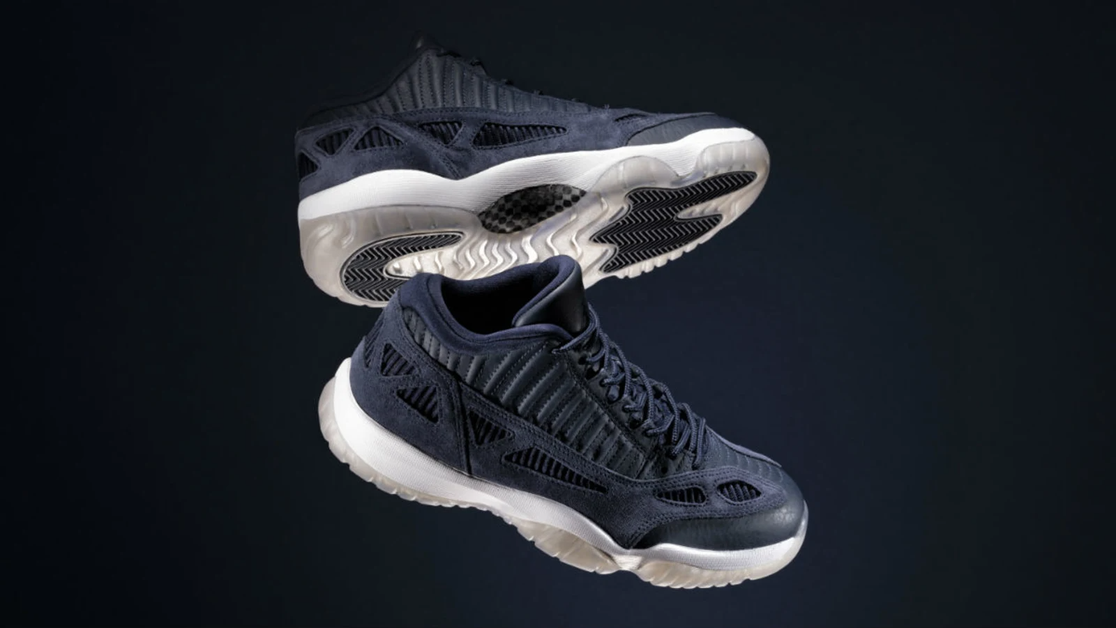 Giày Nike Air Jordan 11 Retro Low IE 'Obsidian' 919712-400 - Ảnh 3