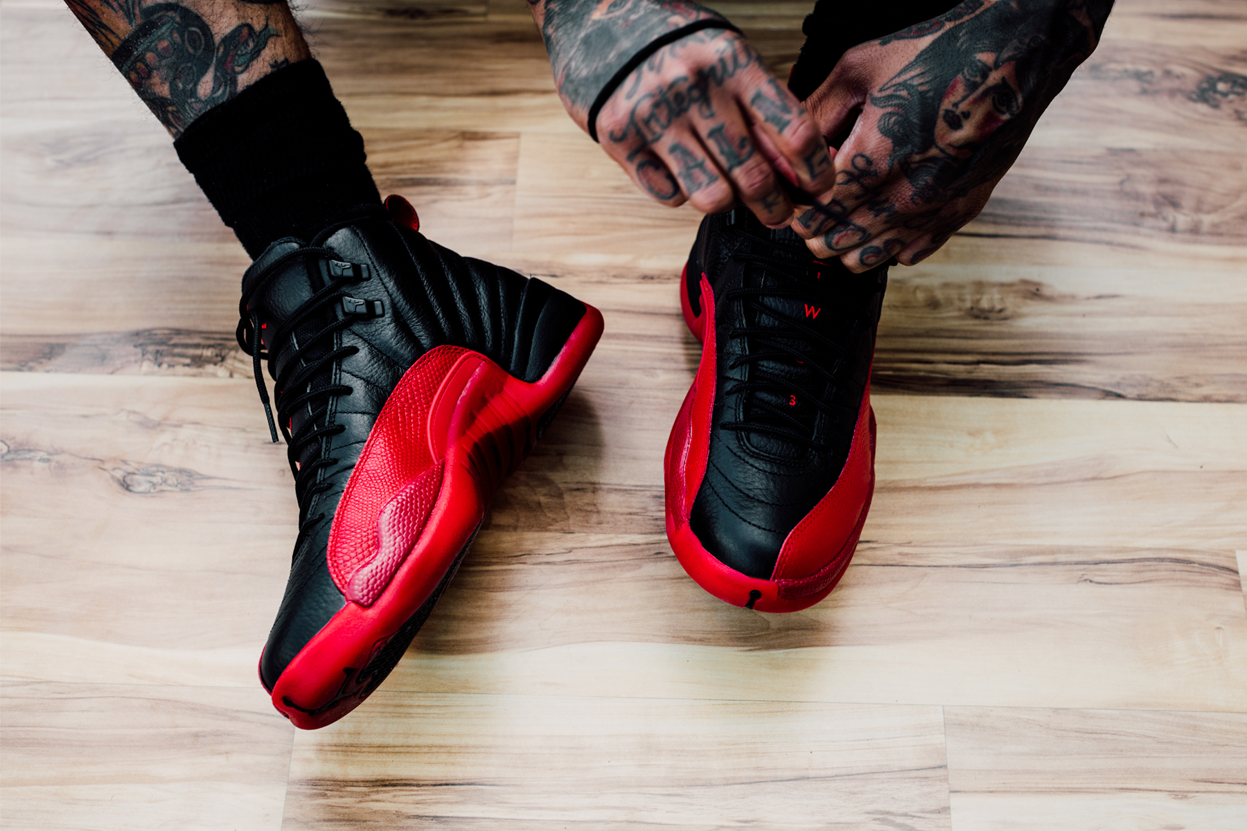 Giày Nike Air Jordan 12 Retro Flu Game 2016 153265-002 - Ảnh 9