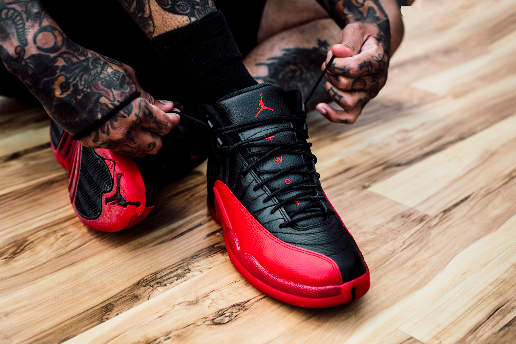 Giày Nike Air Jordan 12 Retro Flu Game 2016 153265-002 - Ảnh 5