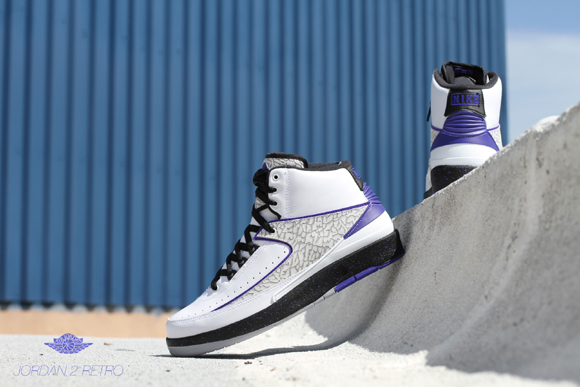 Giày Nike Air Jordan 2 Retro 'Dark Concord' 395718-153 - Ảnh 6
