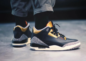 Giay Nike Air Jordan 3 Retro 'Black Cement Gold' CK9246-067
