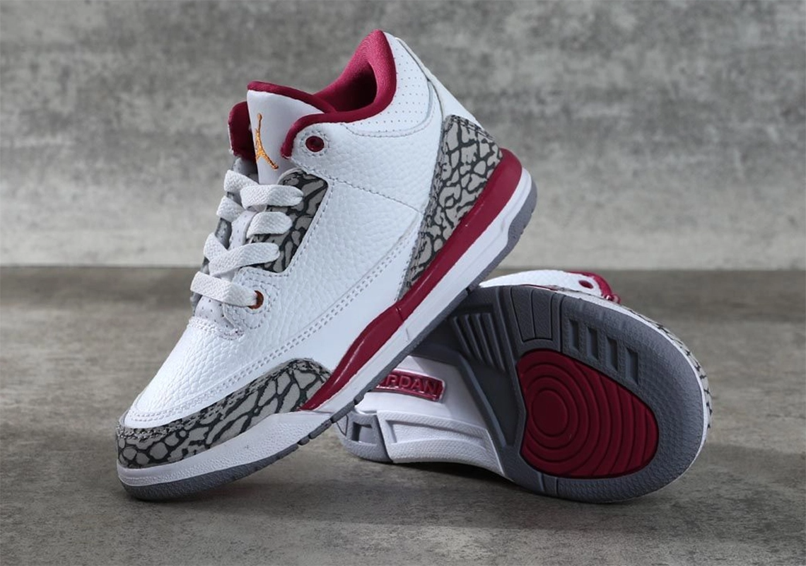 Giày Nike Air Jordan 3 Retro Cardinal Red CT8532-126 - Ảnh 7