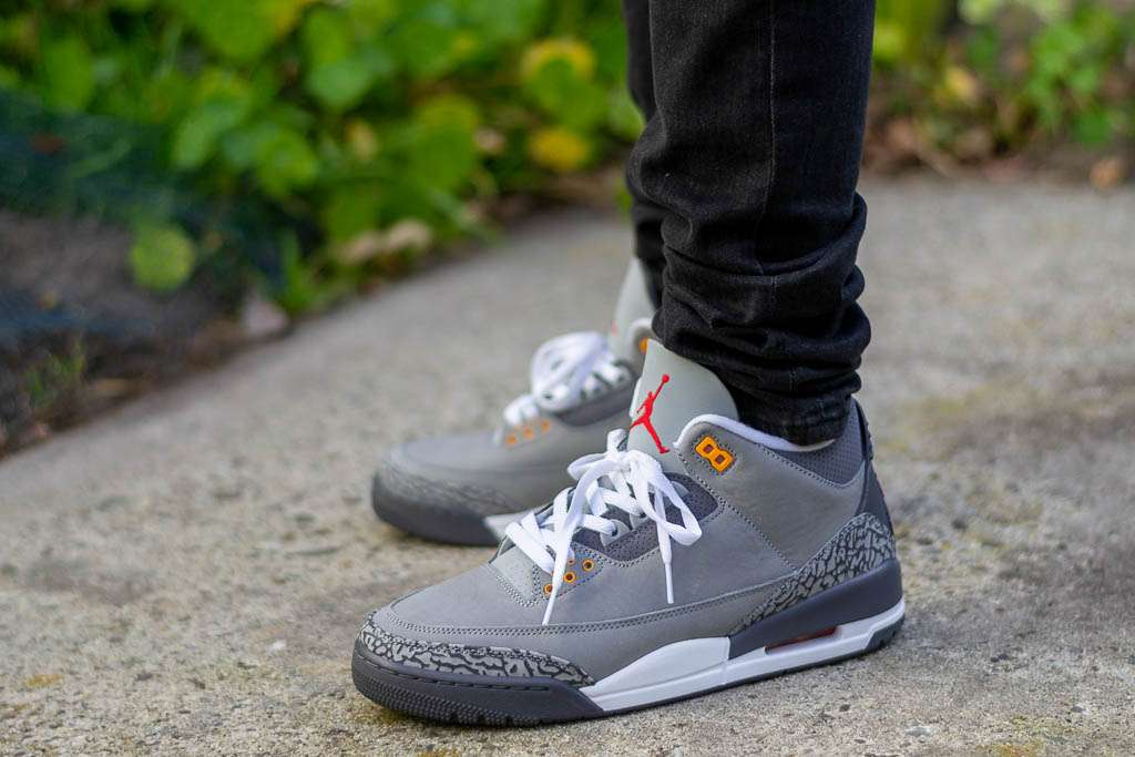Giày Nike Air Jordan 3 Retro GS 'Cool Grey' 2021 398614-012 - Ảnh 7