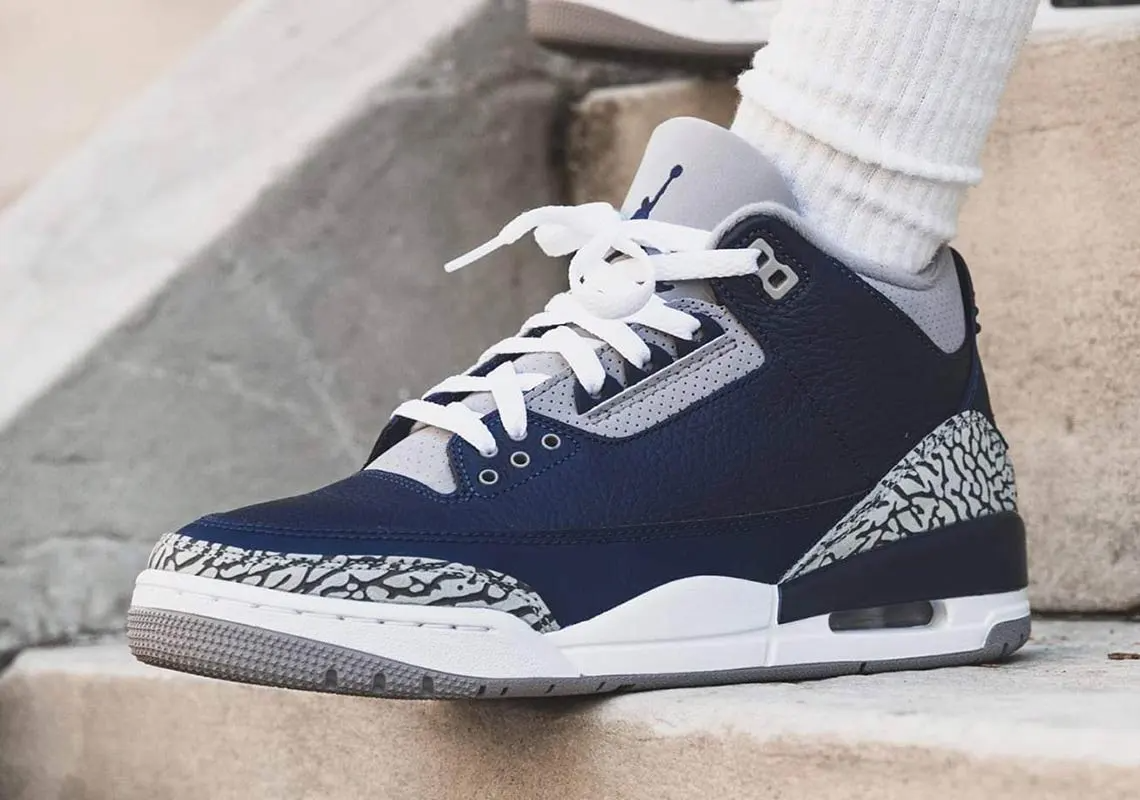 Giày Nike Air Jordan 3 Retro 'Georgetown' CT8532-401 - Ảnh 3