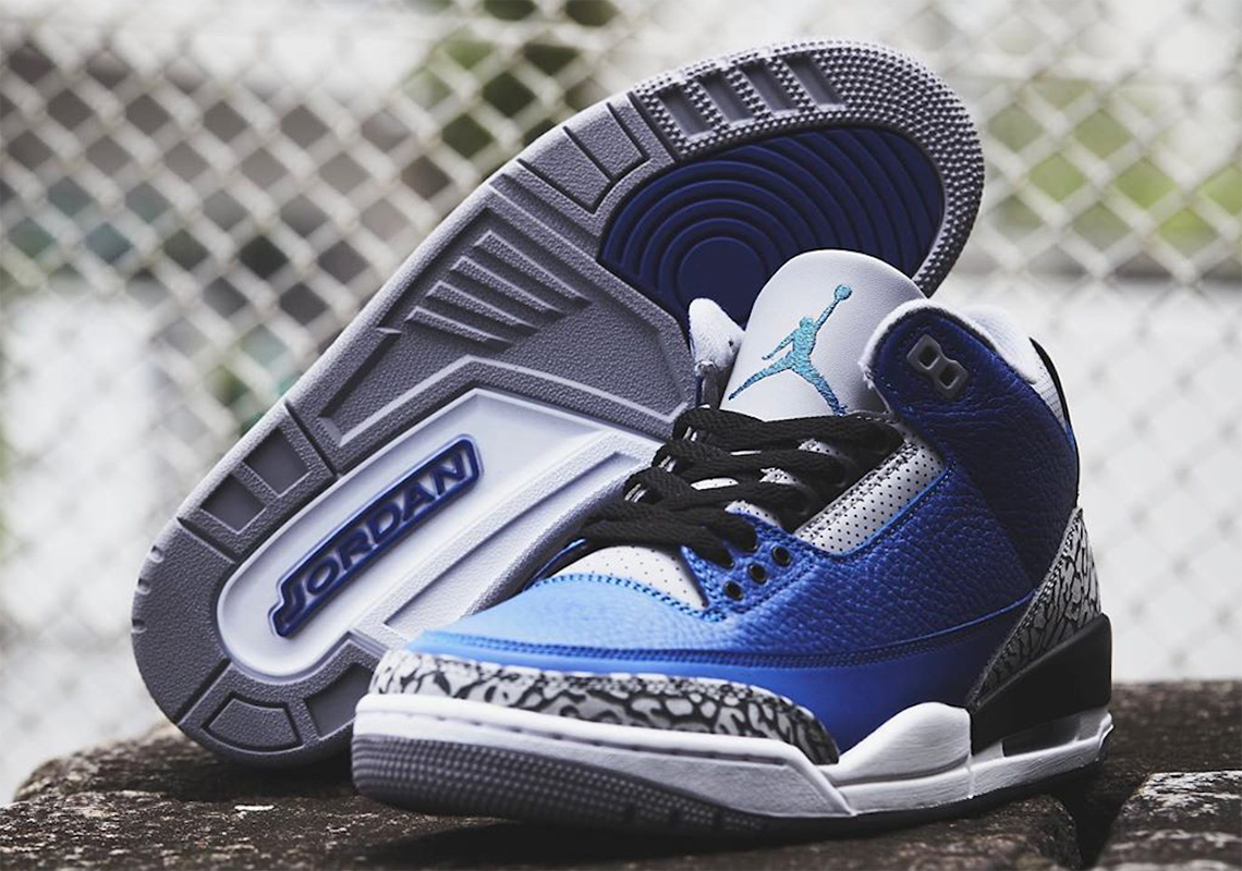 Giày Nike Air Jordan 3 Retro Varsity Royal Cement CT8532-400 - Ảnh 7