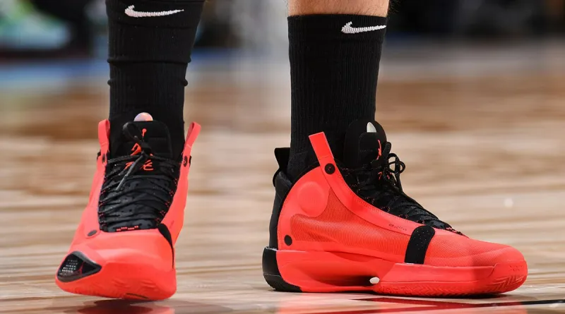 Giày Air Jordan 34 GS 'Infrared 23' BQ3384-600 - Ảnh 3