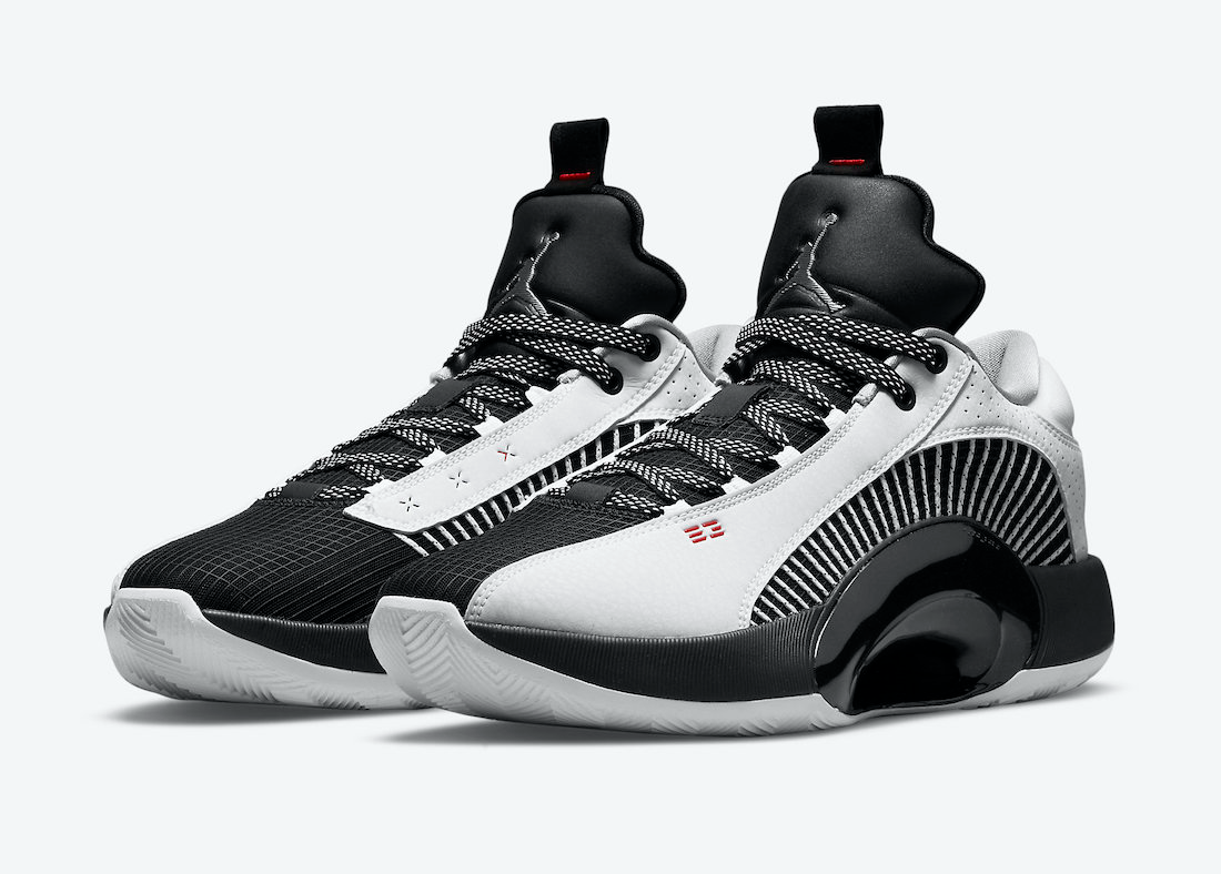 Giày Nike Air Jordan 35 Low 'White Black' CW2460-101 - Ảnh 4