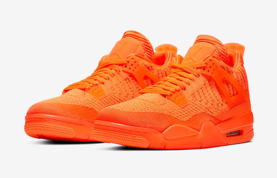 Giày Nike Air Jordan 4 Flyknit 'Total Orange' AQ3559-800 - Ảnh 7