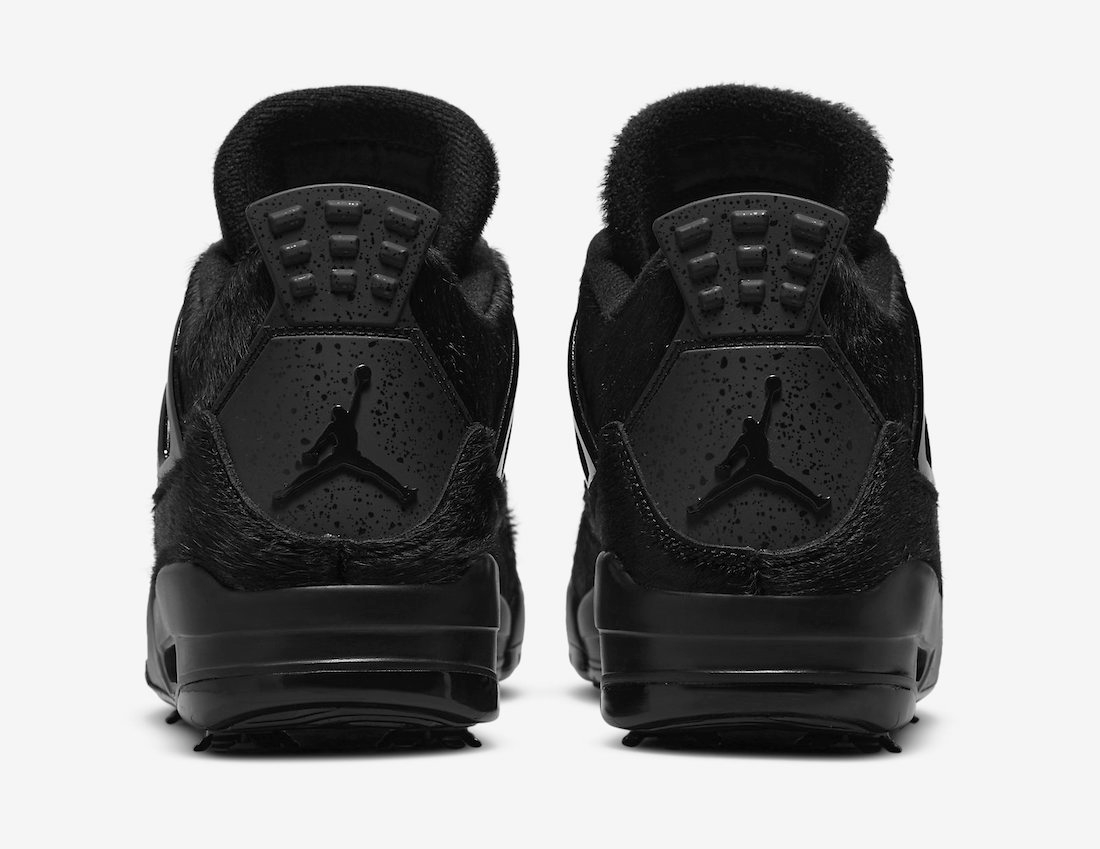 Giày Golf Nike Air Jordan 4 Golf 'Black Cat' CU9981-001 - Ảnh 7