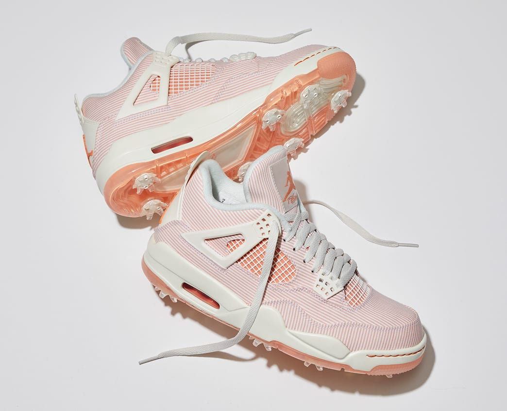 Giày Golf Nike Air Jordan 4 Golf NRG 'Seersucker' CZ2439-101 - Ảnh 6