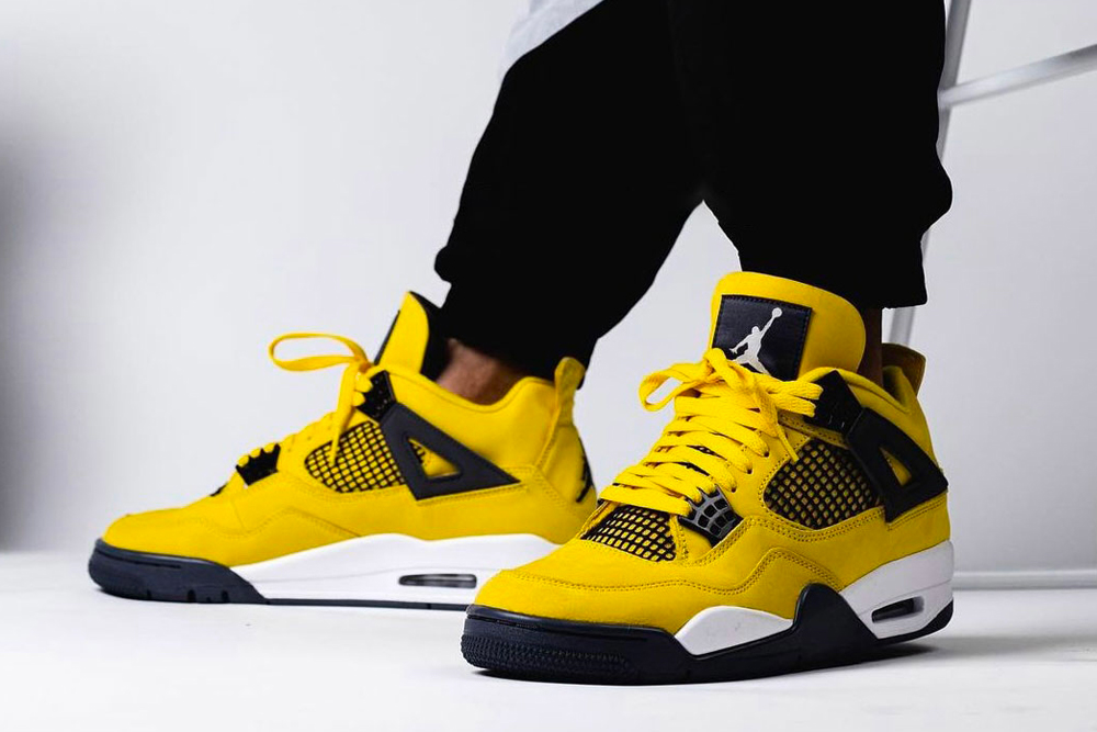 Giày Nike Air Jordan 4 Retro 'Lightning' 2021 CT8527-700 - Ảnh 7