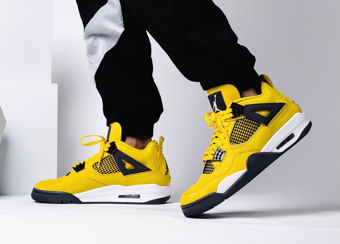 Giày Nike Air Jordan 4 Retro 'Lightning' 2021 CT8527-700 - Ảnh 5