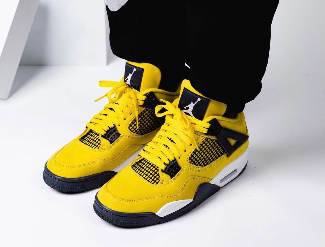 Giày Nike Air Jordan 4 Retro 'Lightning' 2021 CT8527-700 - Ảnh 4