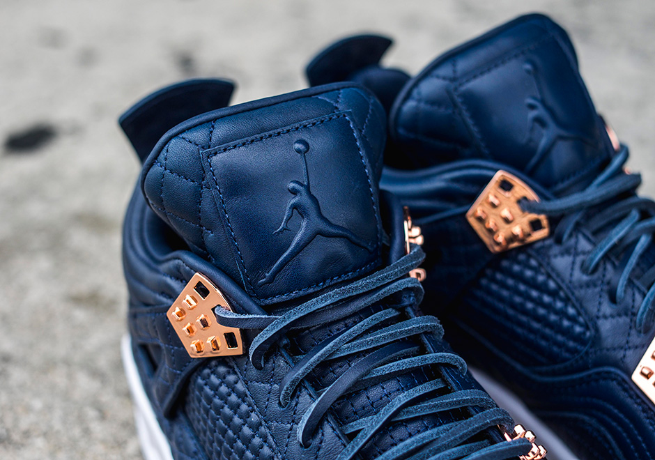 Giày Nike Air Jordan 4 Retro PRM 'Obsidian' 819139-402 - Ảnh 2