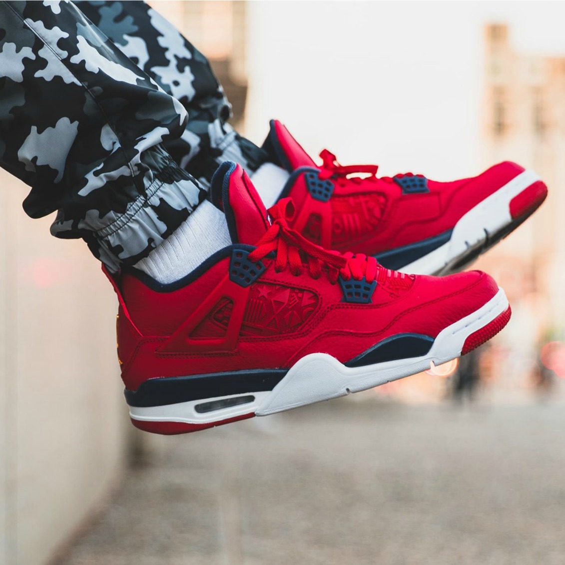 Giày Nike Air Jordan 4 Retro 'FIBA' CI1184-617 - Ảnh 2