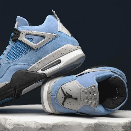 Giày Nike Air Jordan 4 Retro GS 'University Blue' 408452-400 - Ảnh 5