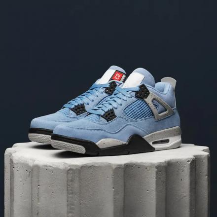 Giày Nike Air Jordan 4 Retro GS 'University Blue' 408452-400 - Ảnh 4