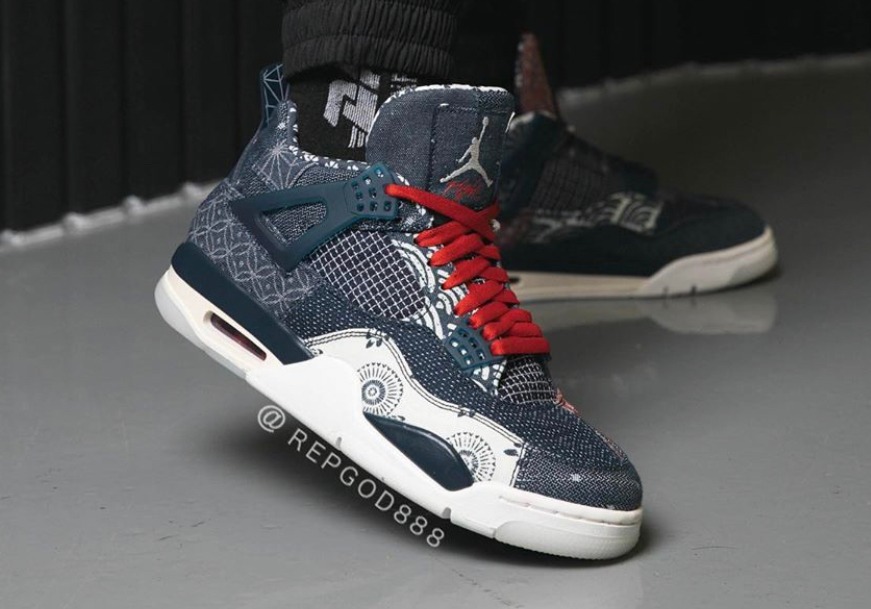 Giày Nike Air Jordan 4 Retro SE Sashiko CW0898-400 - Ảnh 2