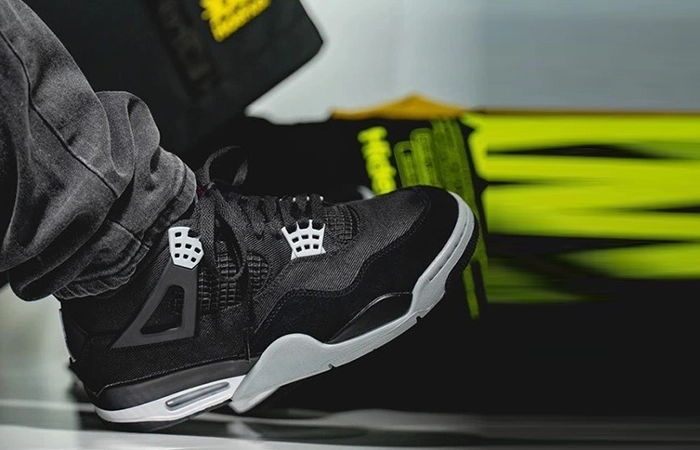 Giày Nike Jordan 4 Retro SE 'Black Light Steel' DH7138-006 - Ảnh 7