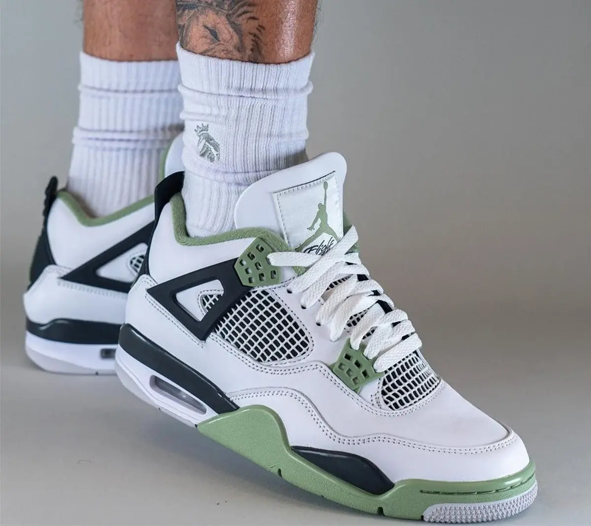 Giay Nike Air Jordan 4 Retro 'Seafoam' AQ9129-103