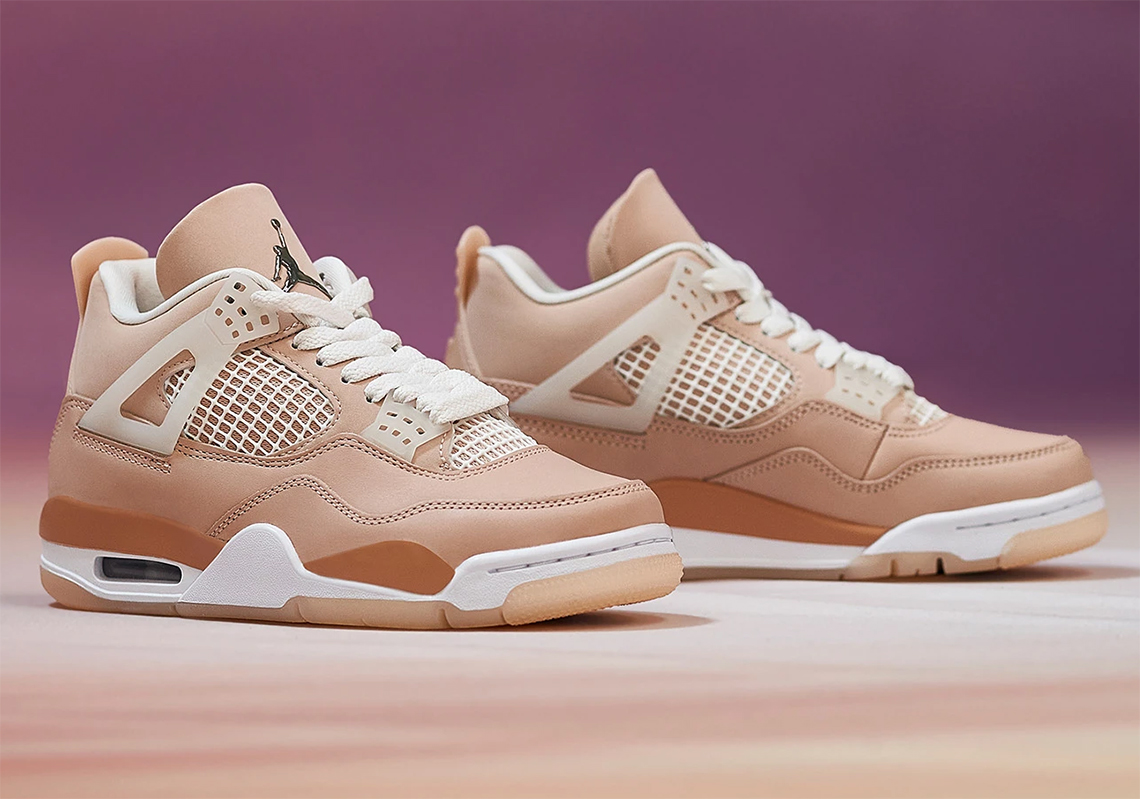 Giày Nike Wmns Air Jordan 4 Retro 'Shimmer' DJ0675-200 - Ảnh 8