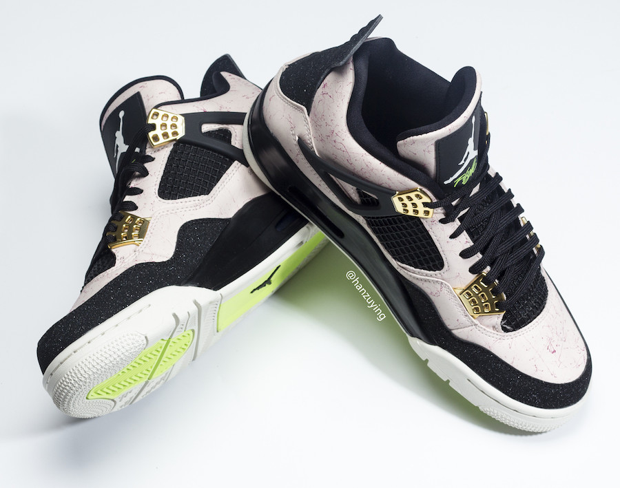 Giày Nike Wmns Air Jordan 4 Retro 'Splatter' AQ9129-601 - Ảnh 4