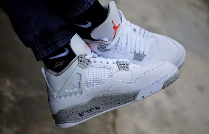 Giày Nike Air Jordan 4 Retro 'White Oreo' CT8527-100 - Ảnh 4