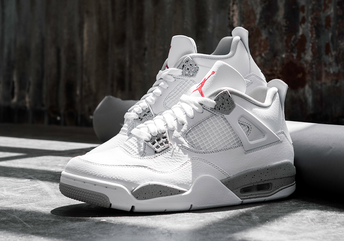 Giày Nike Air Jordan 4 Retro GS 'White Oreo' DJ4699-100 - Ảnh 5